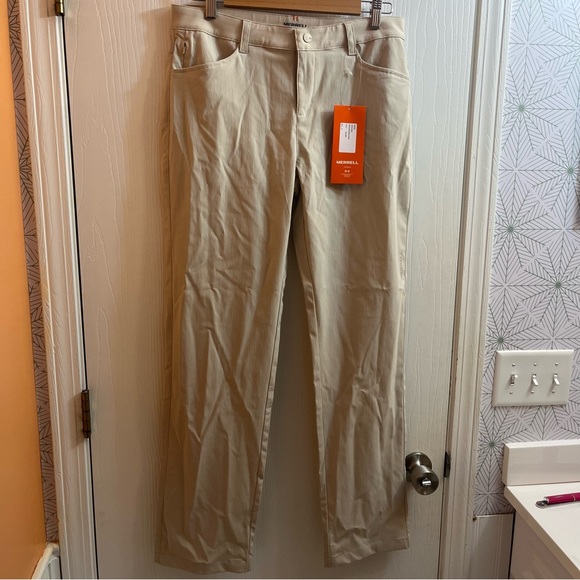 NWT Merrell Entrada Pants -Silver - sz 6 - Picture 1 of 9